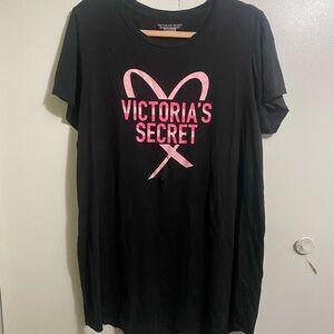 Victoria's Secret Black Tee Dress size XL